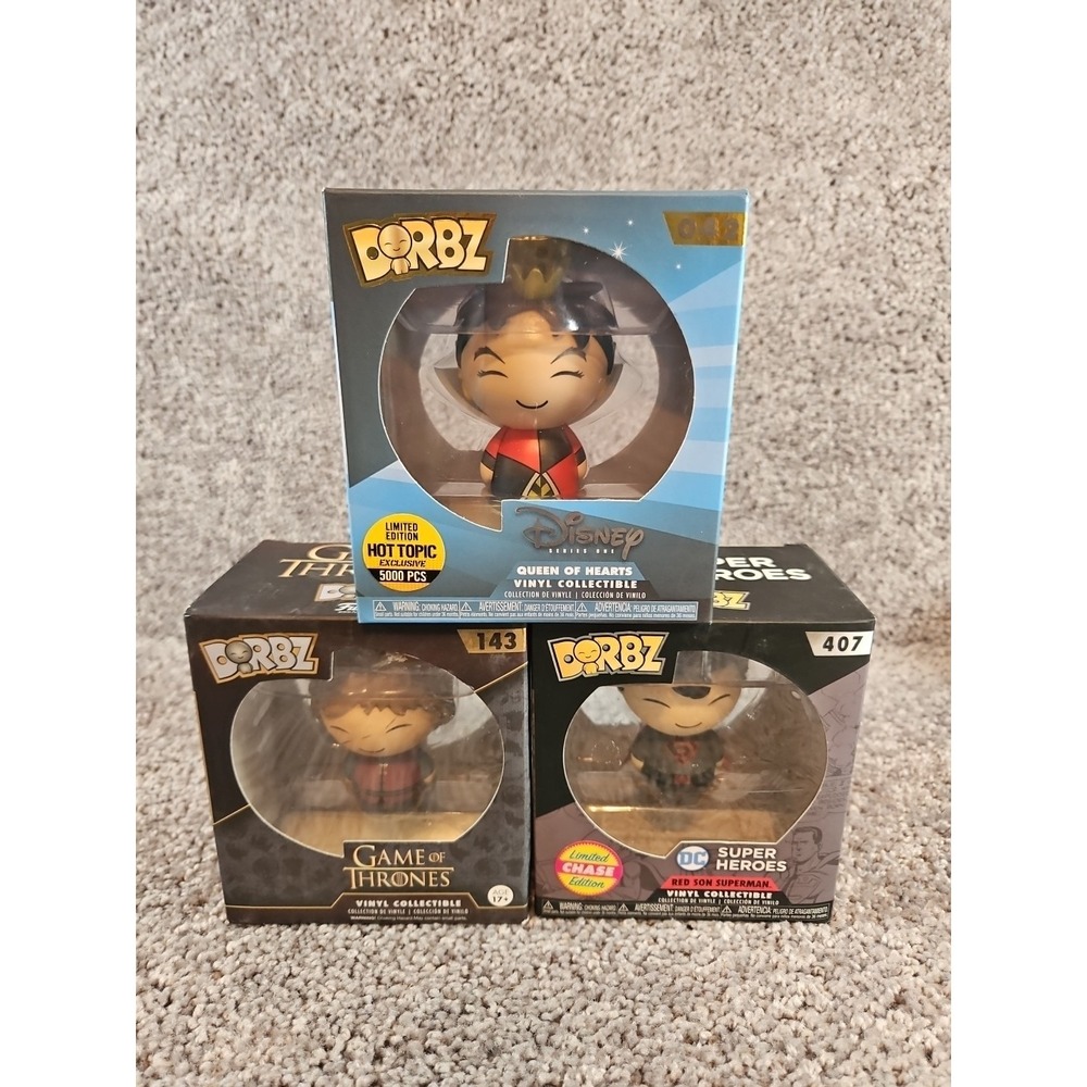 Set Of 3 DORBZ Collectible Figures. #143,407,042. New
